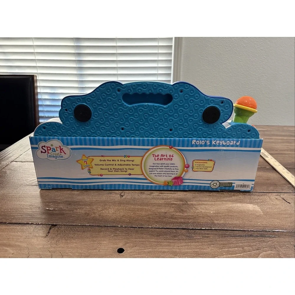 Spark Create Imagine Rolo's Keyboard Puppy Piano Microphone & Record Music Toy